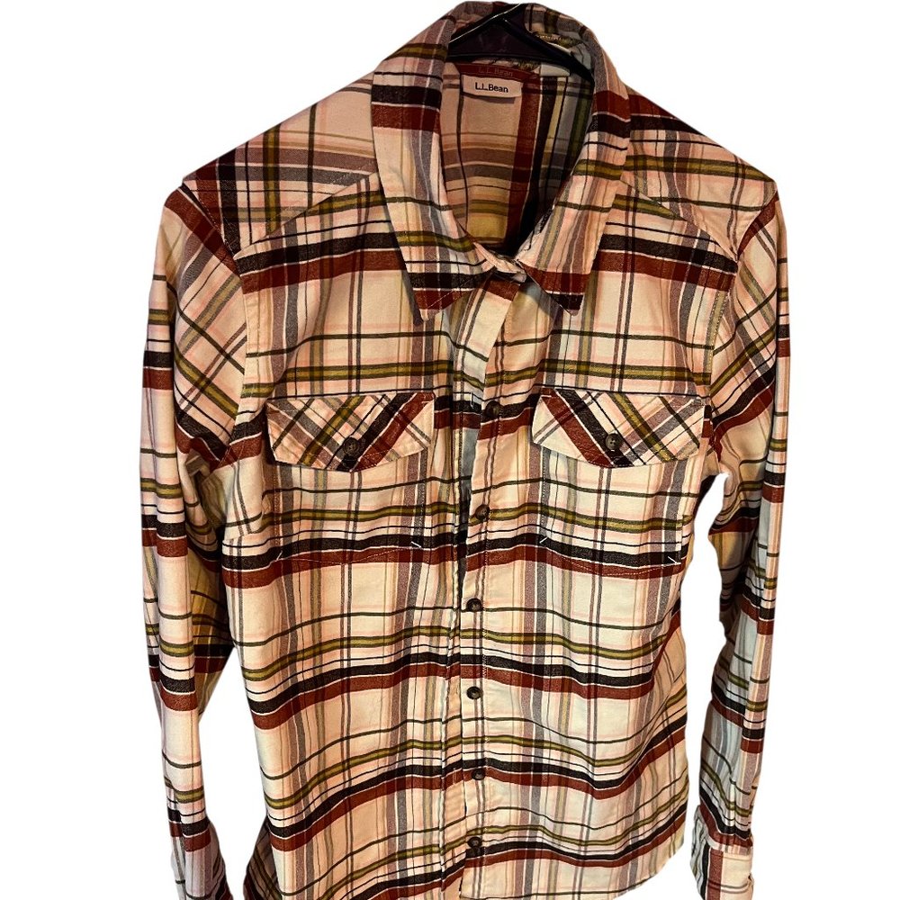 LLBean Women's Medium Flannel Perfect Condition